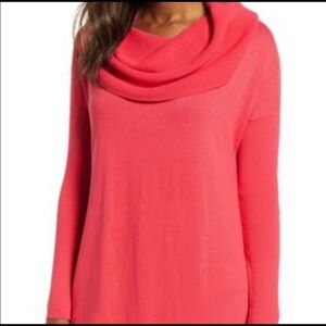Caslon 3 in 1 top sweater pink salmon xxl